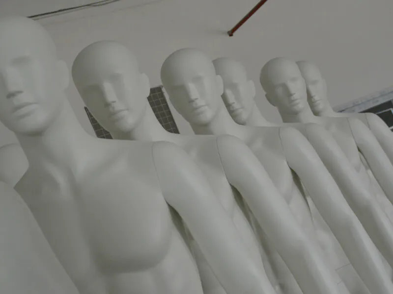 Drying mannequin are waitting for QC