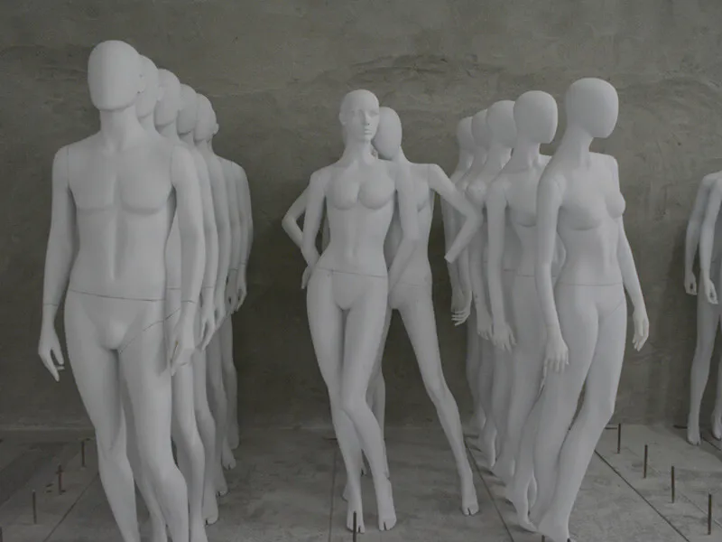 Drying mannequin are waitting for QC