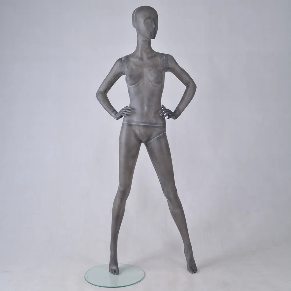 TG-03 Fashion body woman mannequin full body black female for clothes display