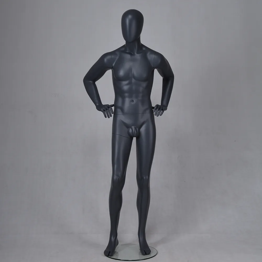 IAN-6 Fiberglass fashion male mannequin full body nude model for shop window