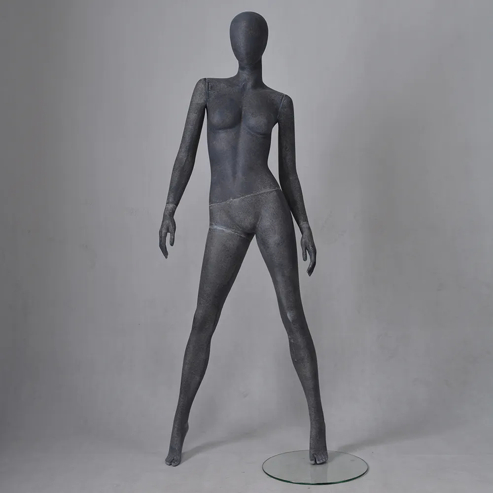 MPF01 Fashion design vintage female mannequin standing ladies dress display mannequin