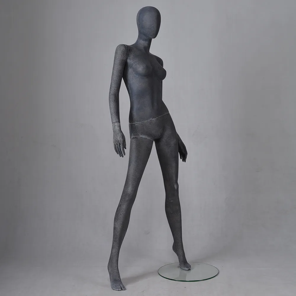 MPF01 Fashion design vintage female mannequin standing ladies dress display mannequin