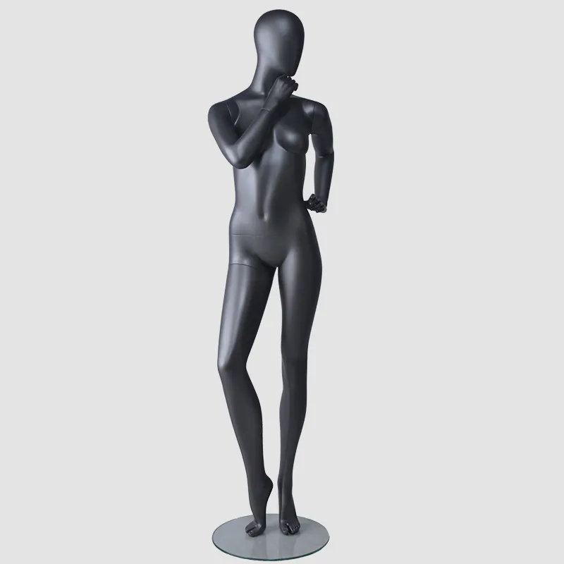 BDS Wholesale female mannequin black female full body mannequin display dummy