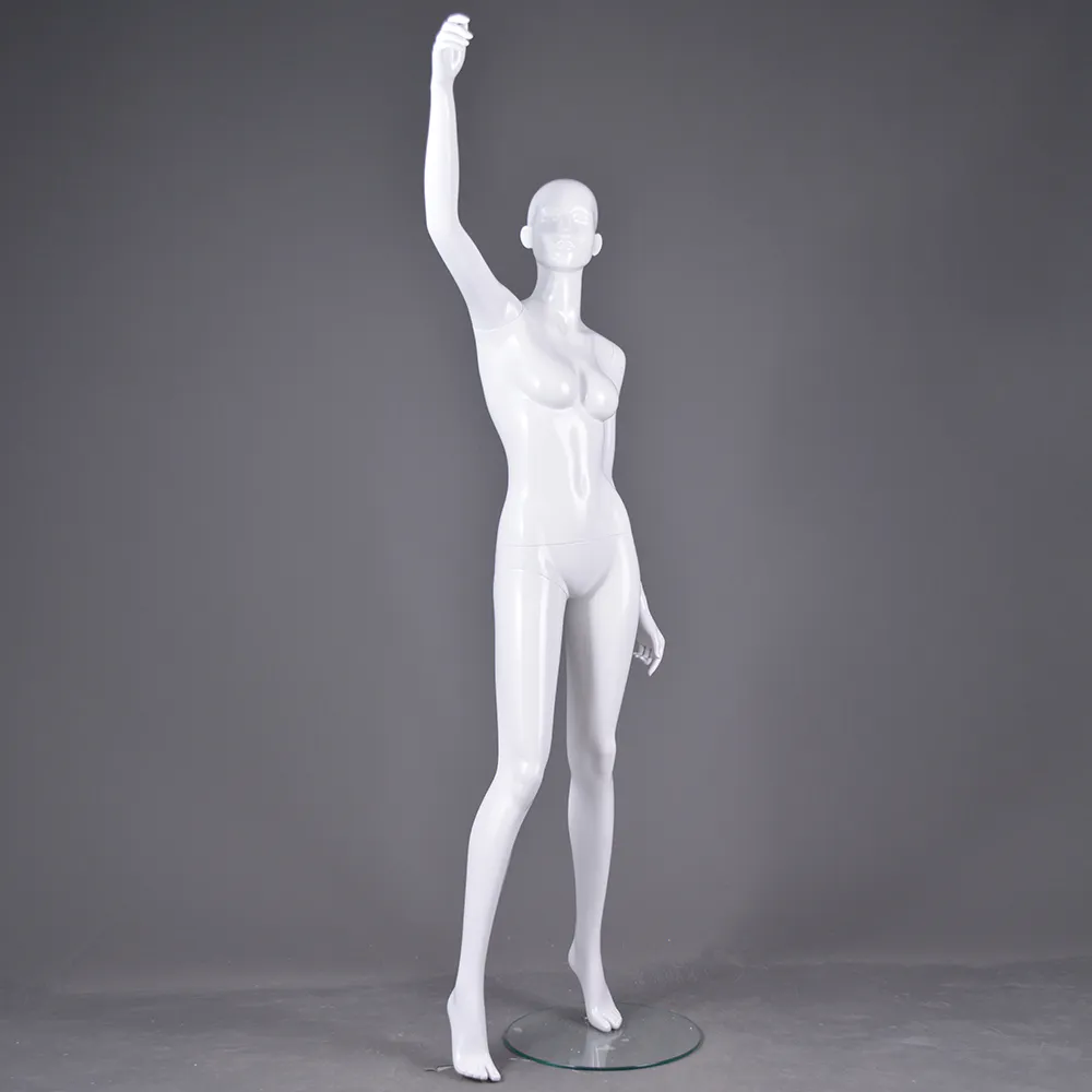 RNF-2 Ssexy full body style female mannequins glossy white ifelike dummy for retail store display