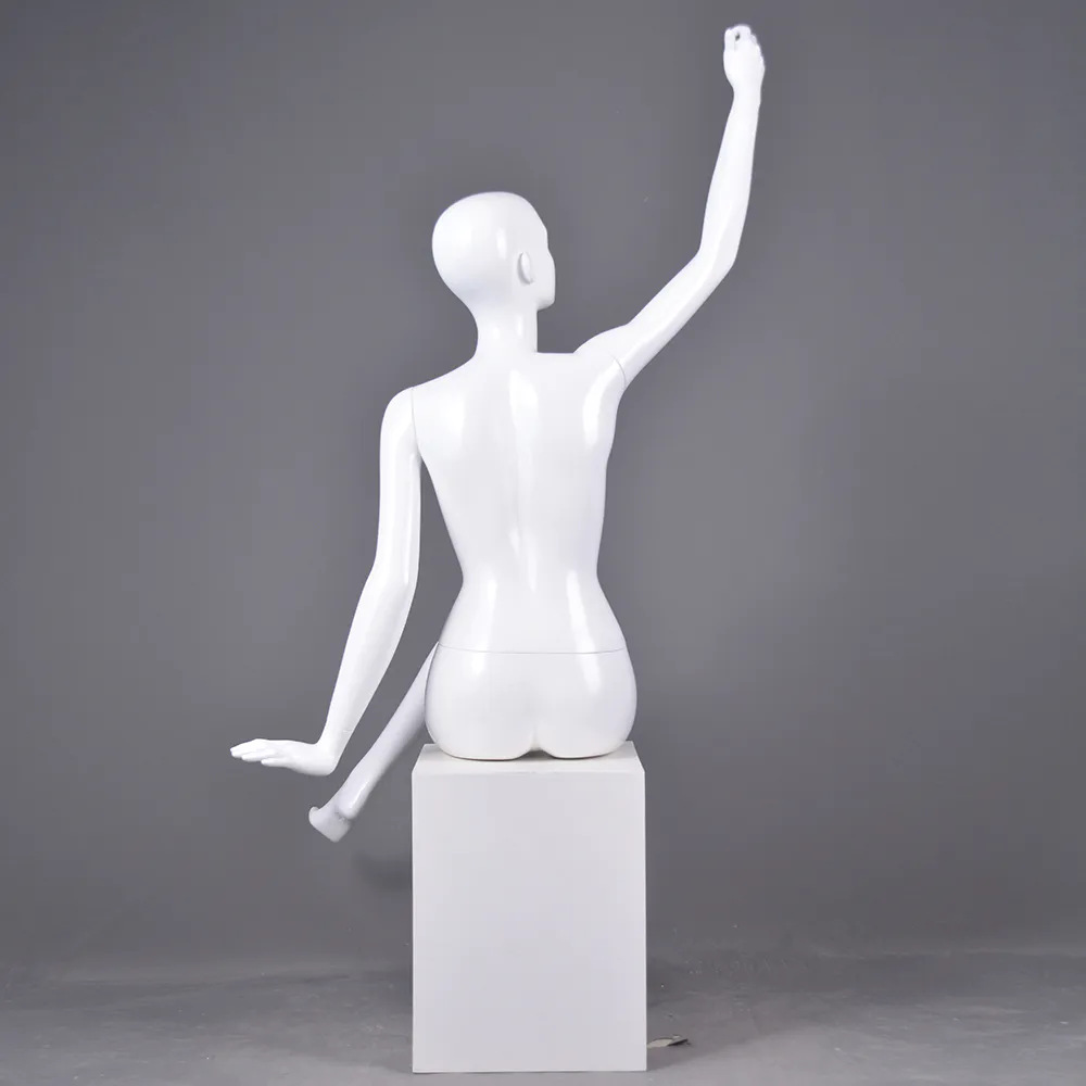 RNF-5 Sitting female realistic mannequins used female underwear dummy