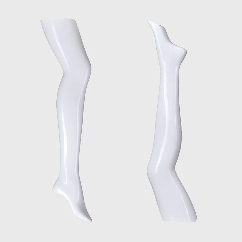Female half mannequin legs foot display for long socks
