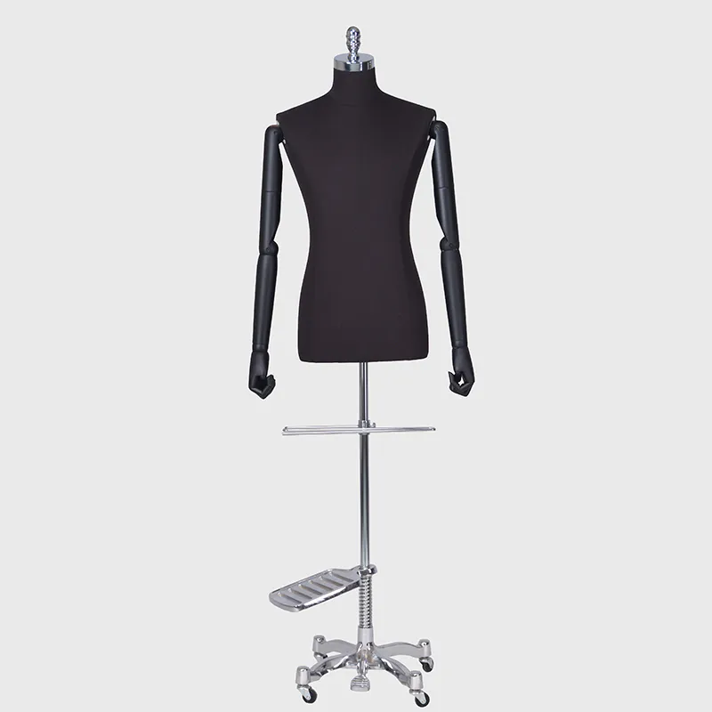 Custom male black dummy mannequin manikin dress form