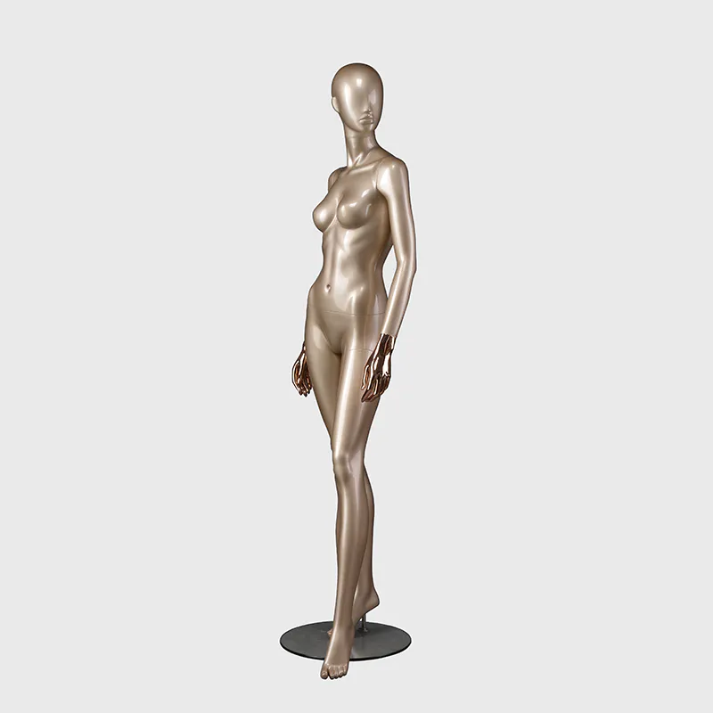 LOF-1 full body fiberglass golden female manikin