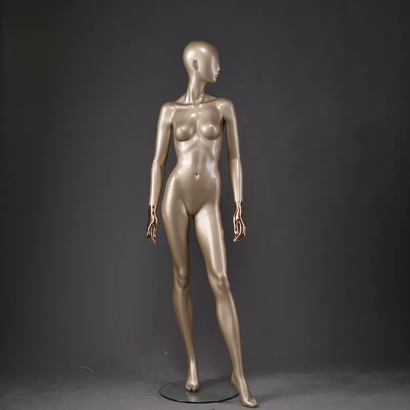 LOF-1 full body fiberglass golden female manikin