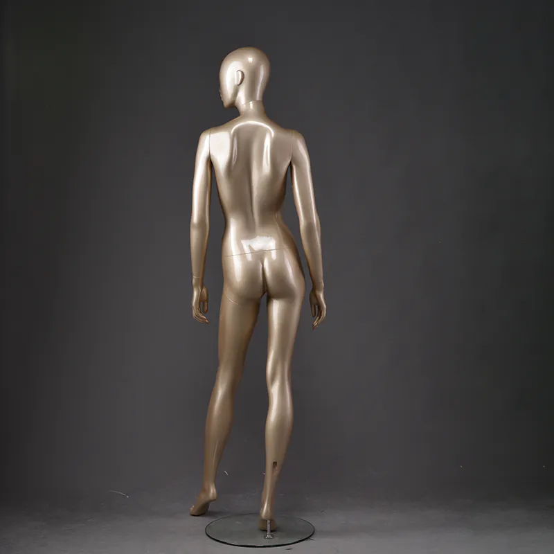 LOF-1 full body fiberglass golden female manikin