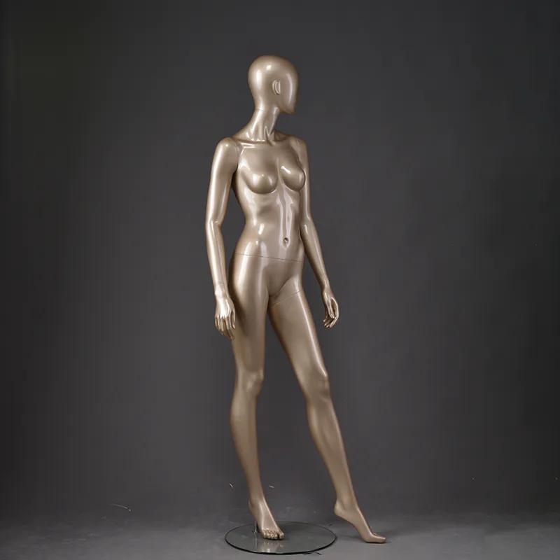 LOF-1 full body fiberglass golden female manikin