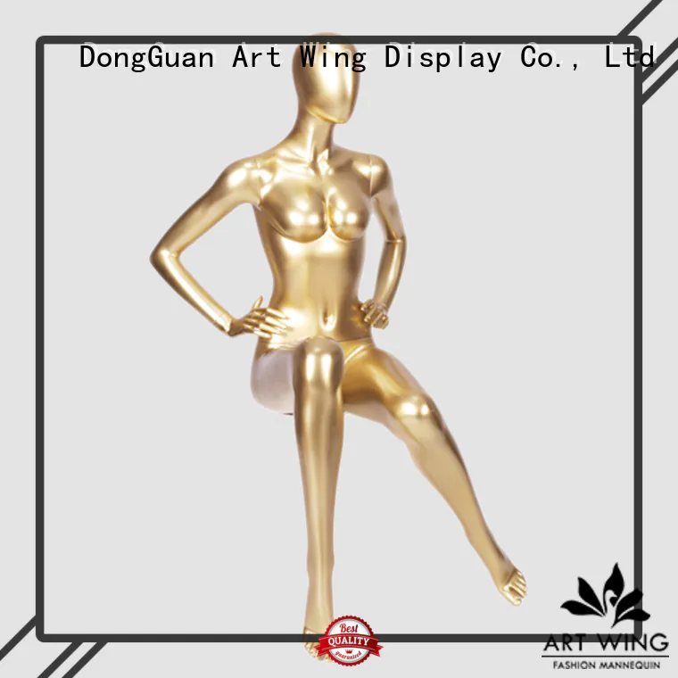 Art Wing professional seated female mannequin wholesale for pants